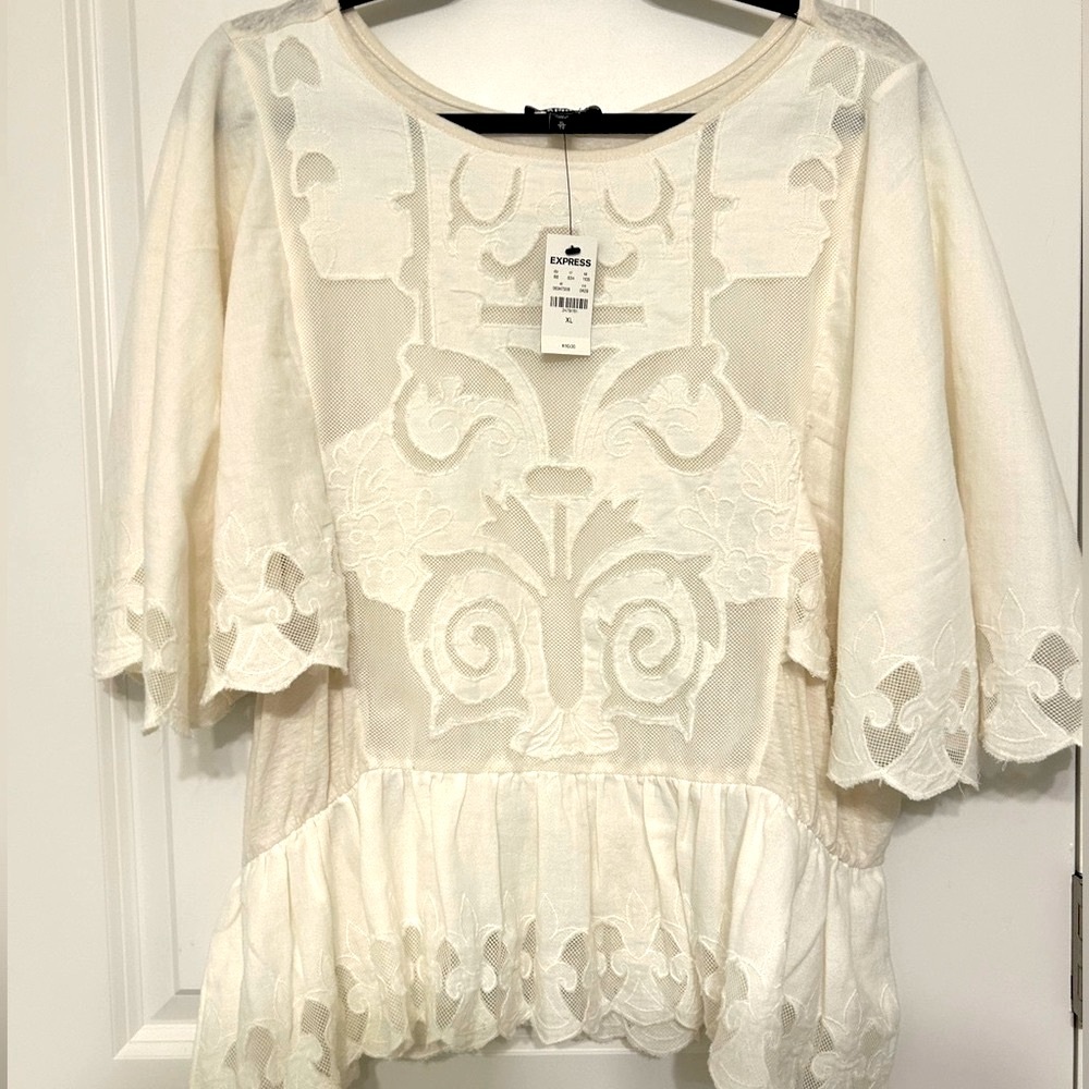 NWT Express Peplum Blouse